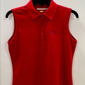 Vibrant Red Sleeveless Sun Shirt - Greg Normal Play Dry - Light & Breathable!